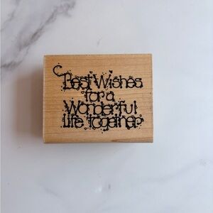 D.O.T.S Rubber Stamp: Wonderful Wishes Model H 187